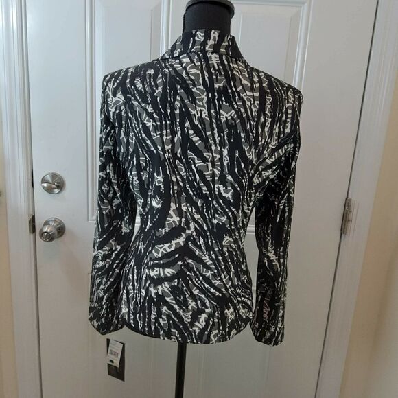 Brandon Thomas black zebra 3 button jacket - Picture 5 of 13